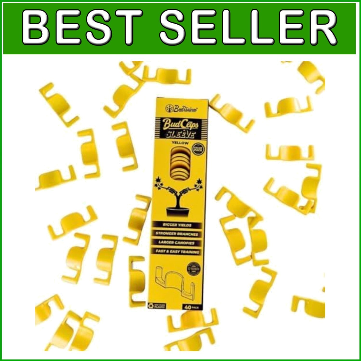 40 Durable BudClips - Enhance Light Penetration & Airflow for Thriving Plants