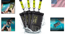 Load image into Gallery viewer, Lightweight IP68 Waterproof Phone Cases - 4 Pack for Aquatic Adventures