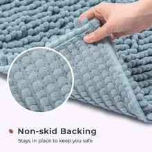 Load image into Gallery viewer, Luxurious 36"x24" Chenille Bath Mat - Soft, Absorbent &amp; Non-Slip Safety Rug