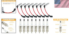 Load image into Gallery viewer, High-Performance Iridium Spark Plugs &amp; Wires for Chevy LS V8 Trucks - Pack of 8
