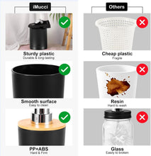 Load image into Gallery viewer, Elegant Black Bathroom Set - 9-Piece Accessories for Organization &amp; Style