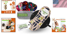 Load image into Gallery viewer, Eco-Friendly Organic Cotton Panty Liners for Women - 7-Pack Reusable Comfort