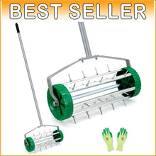 Load image into Gallery viewer, Spike Lawn Aerator with Galvanized Steel Handle - Promote Ultimate Lawn Health