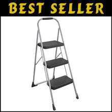 Load image into Gallery viewer, Stable and Lightweight Three-Step Folding Step Stool for Home Improvement Tasks