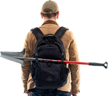 Load image into Gallery viewer, Compact Root Slayer Nomad - Lightweight Red Gardening Tool with Inverted V Blade