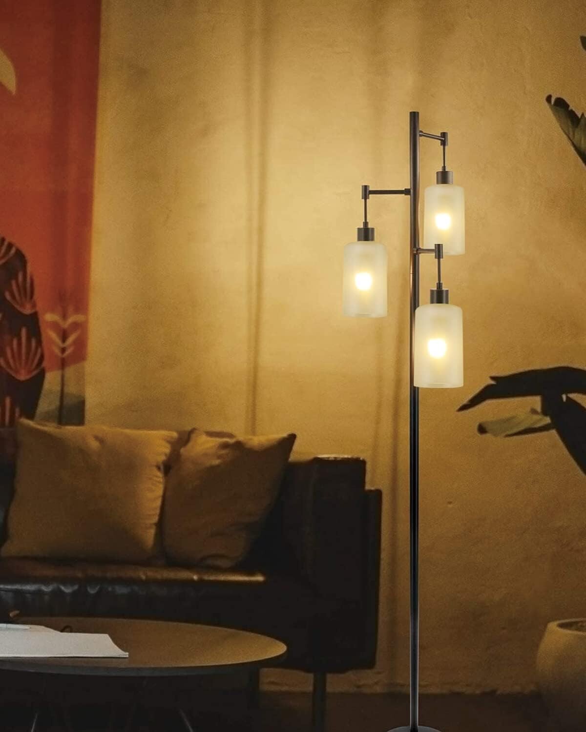 4-Pack White Frosted Glass Shades, Ideal for Pendant & Wall Lighting Fixtures