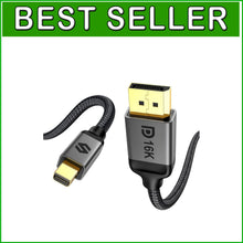 Load image into Gallery viewer, Premium 15FT Mini DisplayPort to DisplayPort Cable, 16K@60Hz for All Devices