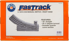 Load image into Gallery viewer, Easy Assembly FasTrack 036 Right-Hand Switch - Enhance Your Train Track Setup