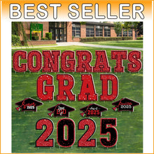 Load image into Gallery viewer, Inspiring 20 PCS Graduation Yard Signs with Stakes - Perfect for Class of 2025!