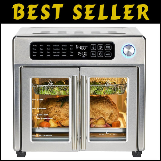 24 Cooking Functions Extra Large Air Fryer Toaster Oven with Touchscreen Control