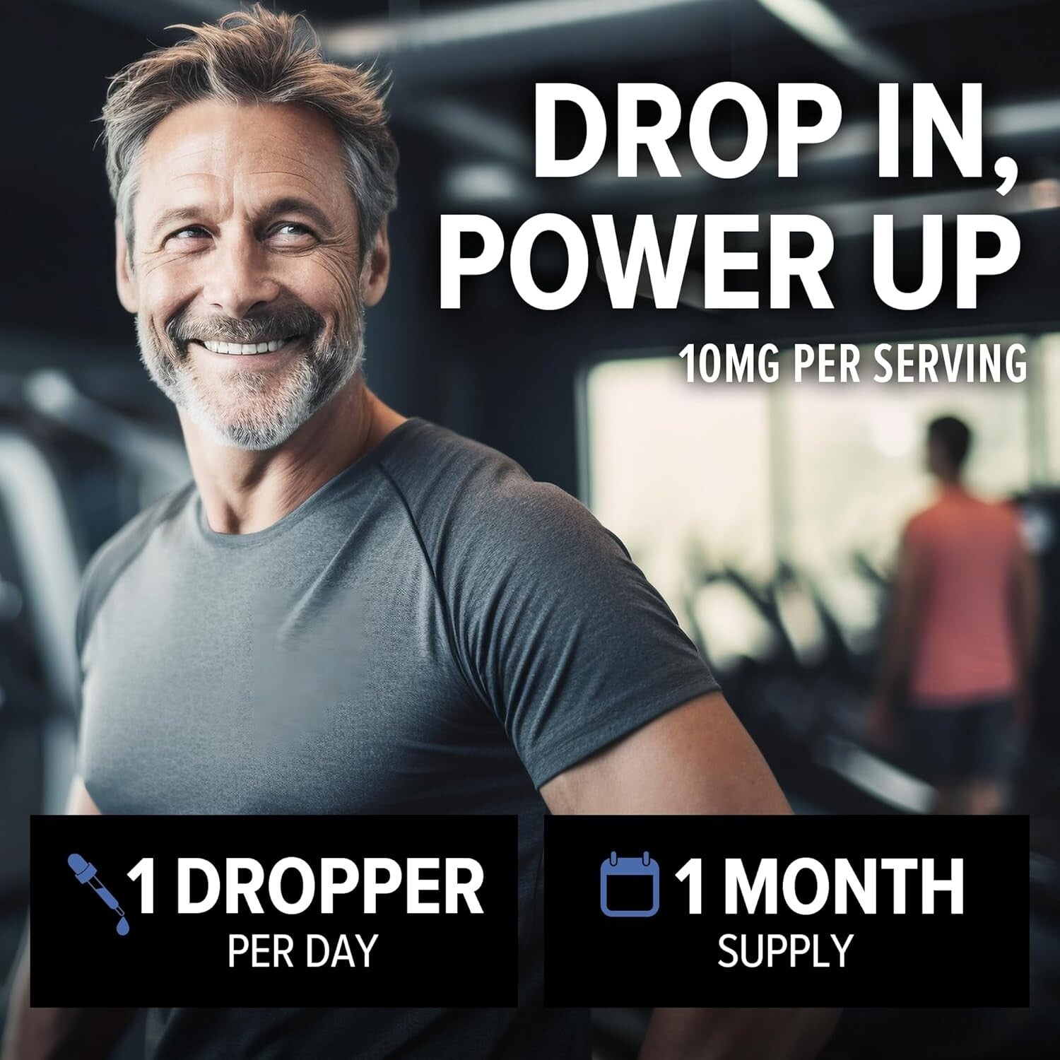 30ml Vegan Methylene Blue Liquid Drops with Black Pepper for Cognitive Support