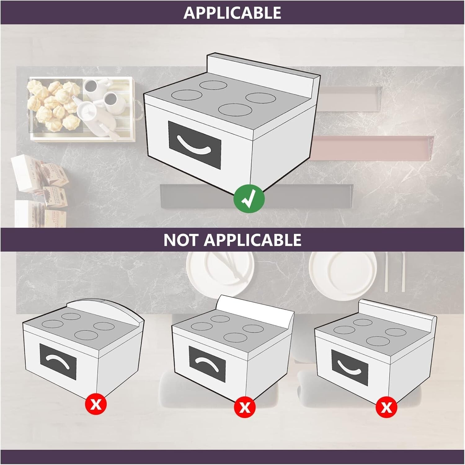 Elegant Magnetic Stove Top Shelf, 30 Inch - Spice Rack for Kitchen Efficiency