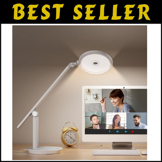Modern Touch-Controlled Desk Lamp with Adjustable Arm - Eye-Friendly Lighting
