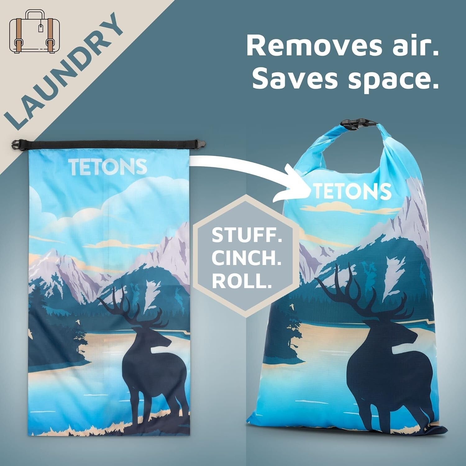 Extra Large 7-Piece Packing Cubes - Ultralight Compression Travel Organizers