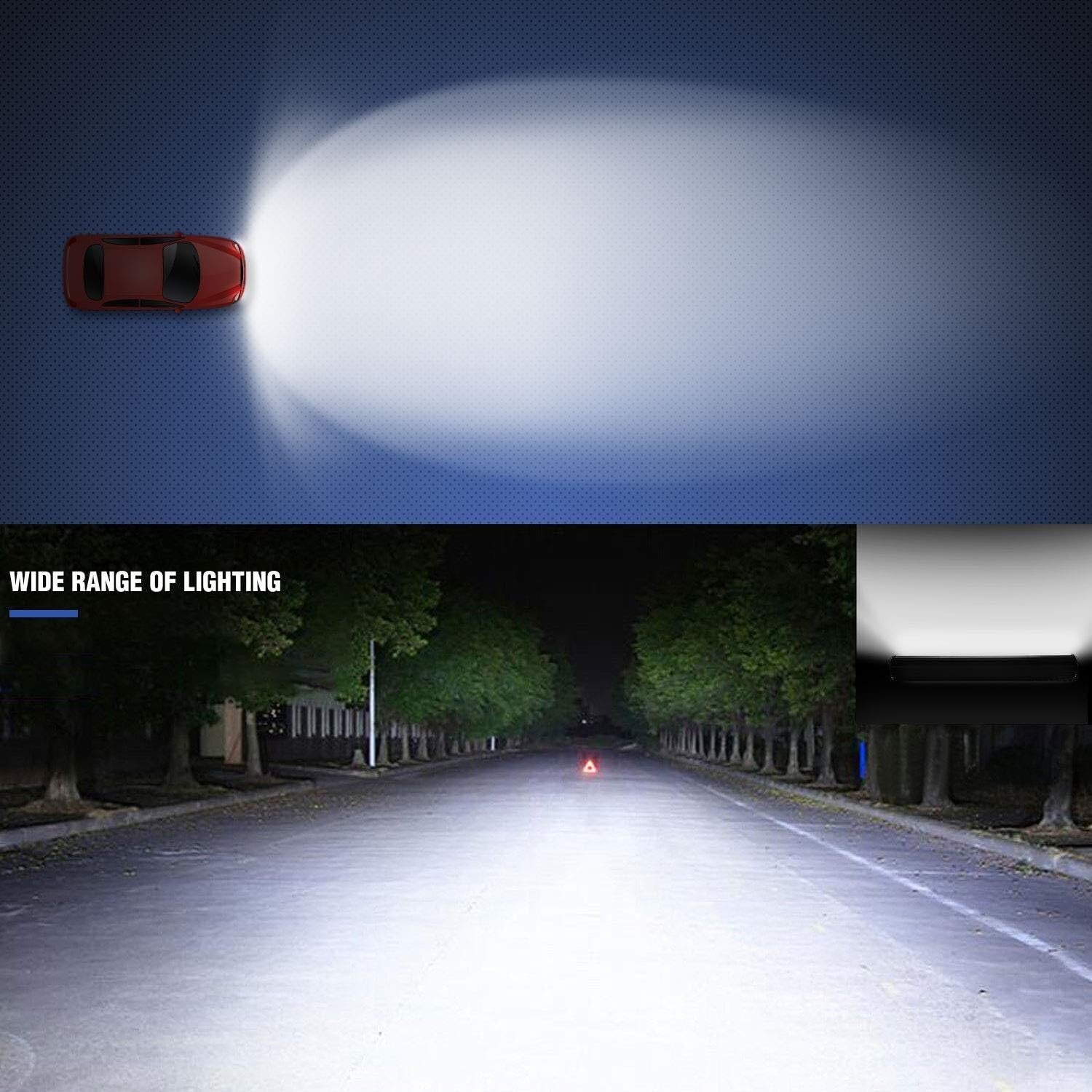 Bright 42000LM LED Light Bar with Durable Aluminum Build and 2-Year Warranty