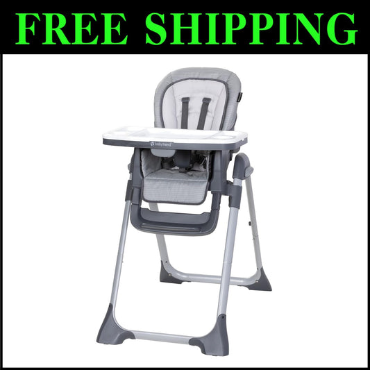 Sit Right 2.0 3-in-1 High Chair in Cozy Grey - Dishwasher-Safe & Adjustable