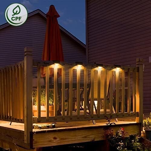 Energy-Efficient Waterproof Solar Lights – 20-Pack for Steps, Patios, & Yards