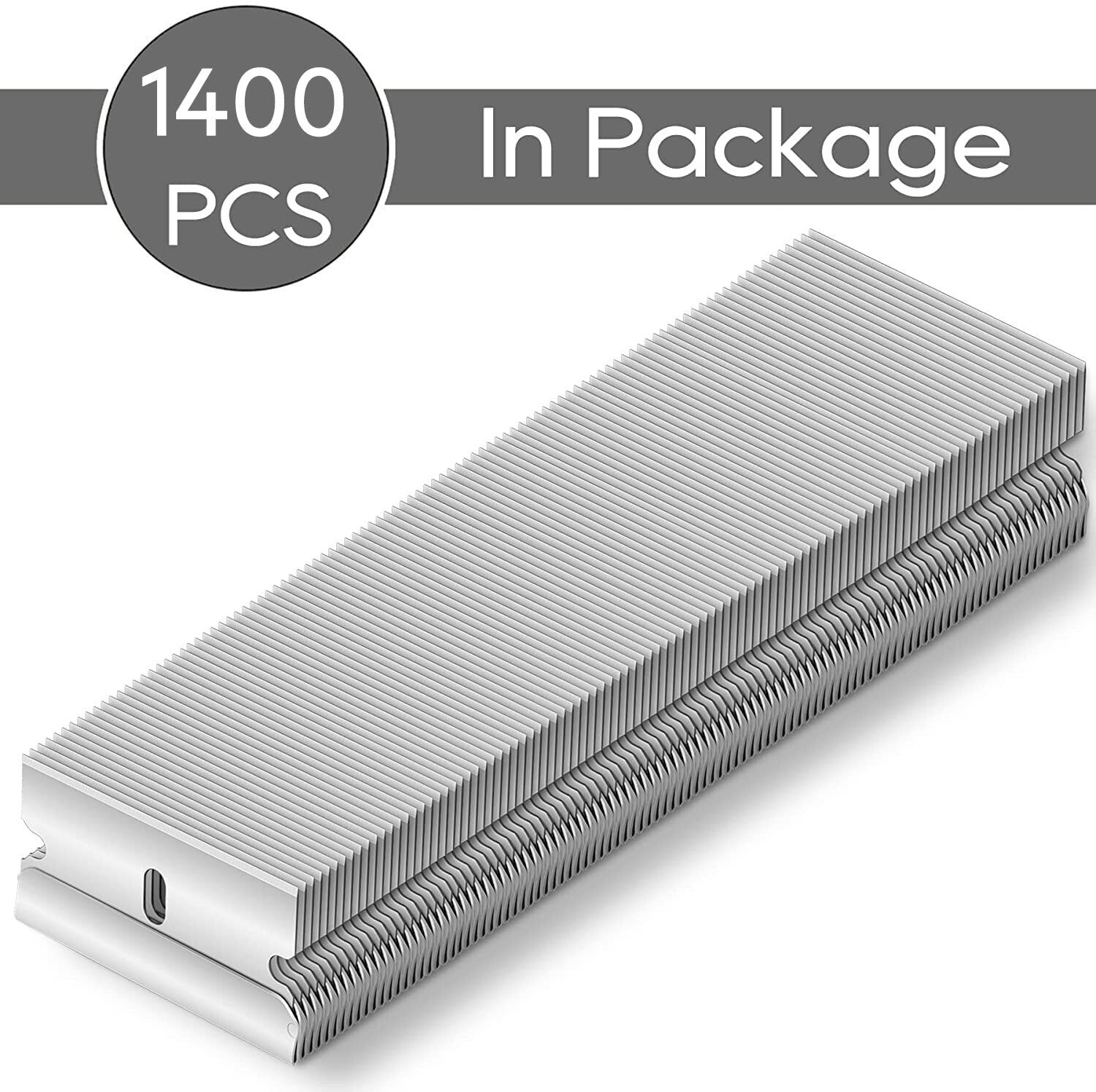 1400 Heavy-Duty Razor Blades for Safety Scrapers - Rust-Resistant & Reliable