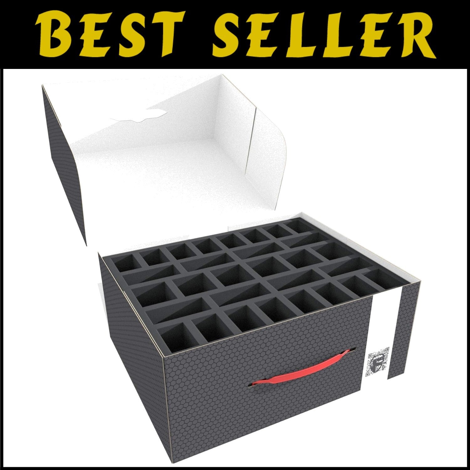 Lightweight Rectangular Storage Box for Large Miniatures - Classic Organization