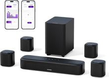 Load image into Gallery viewer, Premium 7.1ch Virtual Soundbar with 4 Adjustable Speakers for Enhanced Immersion
