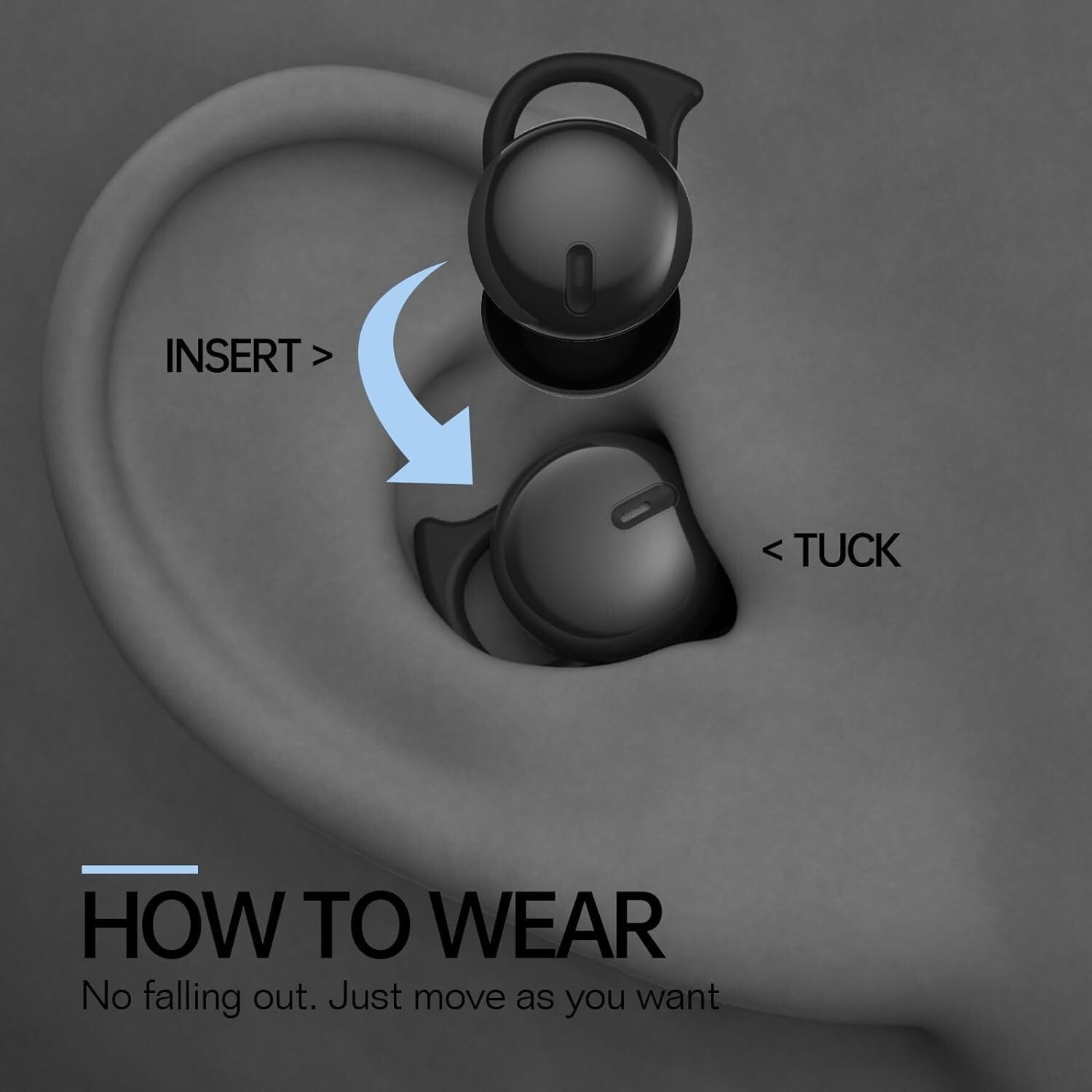 Noise-Blocking Sleep Earbuds with 3D Surround Sound - Ideal for Sleep and Sport