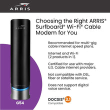 Load image into Gallery viewer, Cable Modem Router Combo with Live Support &amp; Easy Setup - DOCSIS 3.1 Technology