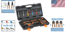 Load image into Gallery viewer, Automotive Connector Crimping Tool Set – 12 PCS with Extraction Tools Included