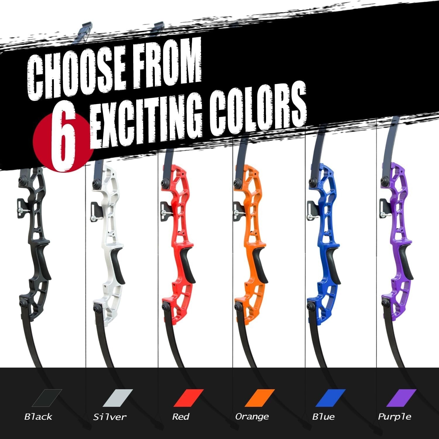 Ergonomic Right-Hand Purple Bow with 6 Arrows - Archery Set for All Skill Levels