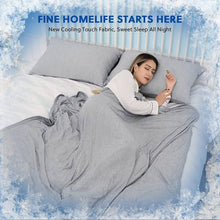 Load image into Gallery viewer, Ultra-Soft Cooling Blanket for Camping &amp; Travel - Easy Care &amp; Lightweight