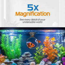 Load image into Gallery viewer, Black Flipper Aquarium Magnifier - Ideal for Fish Enthusiasts &amp; Photographers