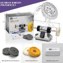 Load image into Gallery viewer, Portable Jewelry Buffing Machine with Cotton Buffs and Safety Glasses Included
