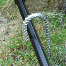 Load image into Gallery viewer, Versatile Heavy Duty 12" Rebar Stakes - Easy to Use for Secure Ground Anchoring