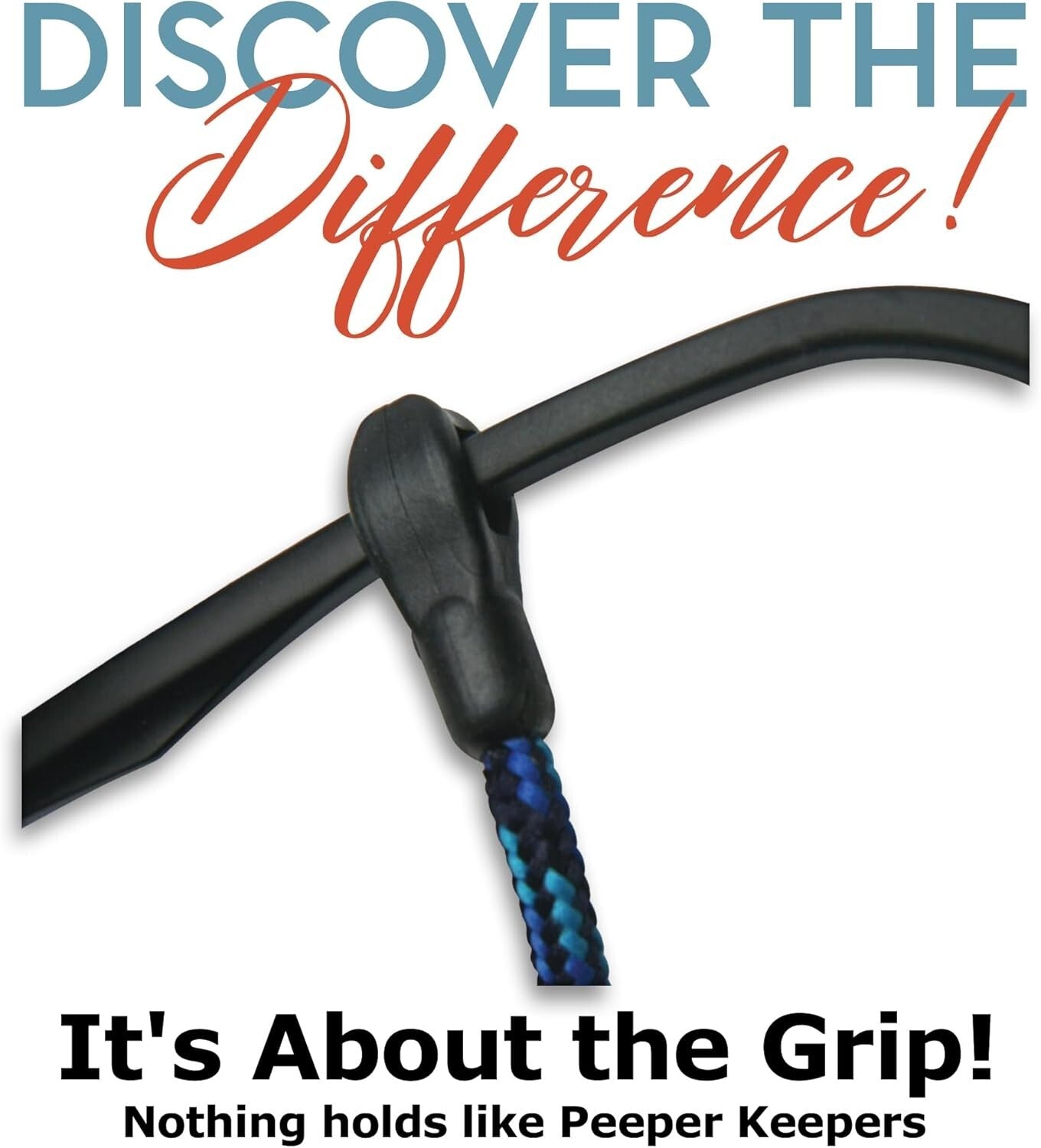 Stylish 12 Pack Adjustable Eyeglass Chains with No-Slip Grips & Microfiber Cloth