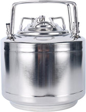 Load image into Gallery viewer, Stainless Steel 1.6 Gallon Mini Ball Lock Keg - Perfect for Home Brewing