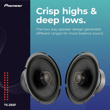 Load image into Gallery viewer, Dynamic 2-Way Coaxial Car Speakers - Clear Sound, Easy Installation, Black