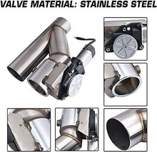 Load image into Gallery viewer, Performance Exhaust System - 2.5" Stainless Steel Pipe Kit with Electric Valve