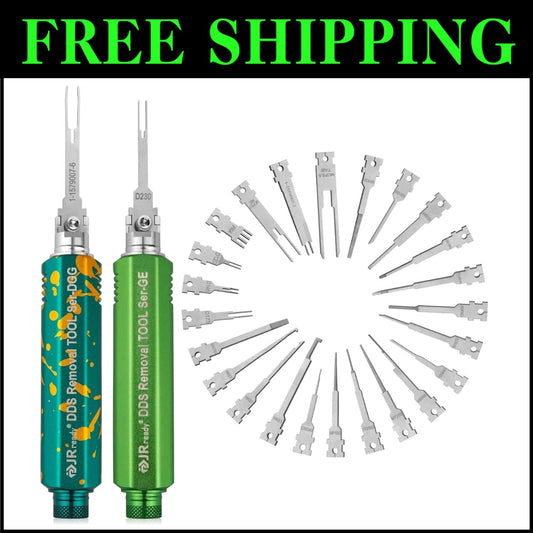 Dual-Head JRDDS Pin Extractor Tool Kit - Perfect for AMP and Molex Connectors