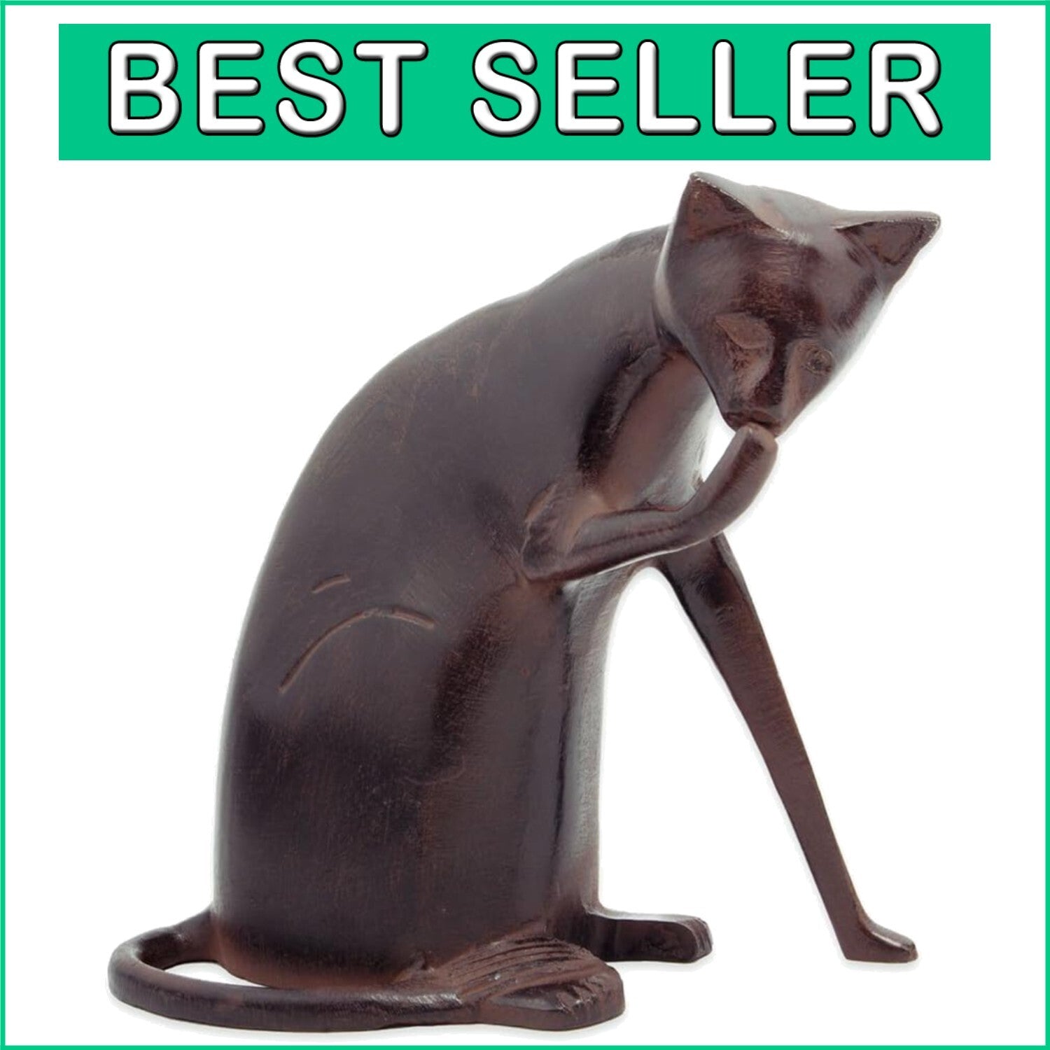 Playful Siamese Cat Sculpture - Perfect Addition to Garden or Home Décor