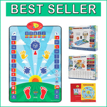 Load image into Gallery viewer, Interactive Educational Prayer Mat for Kids - Learn Salah with Fun Designs