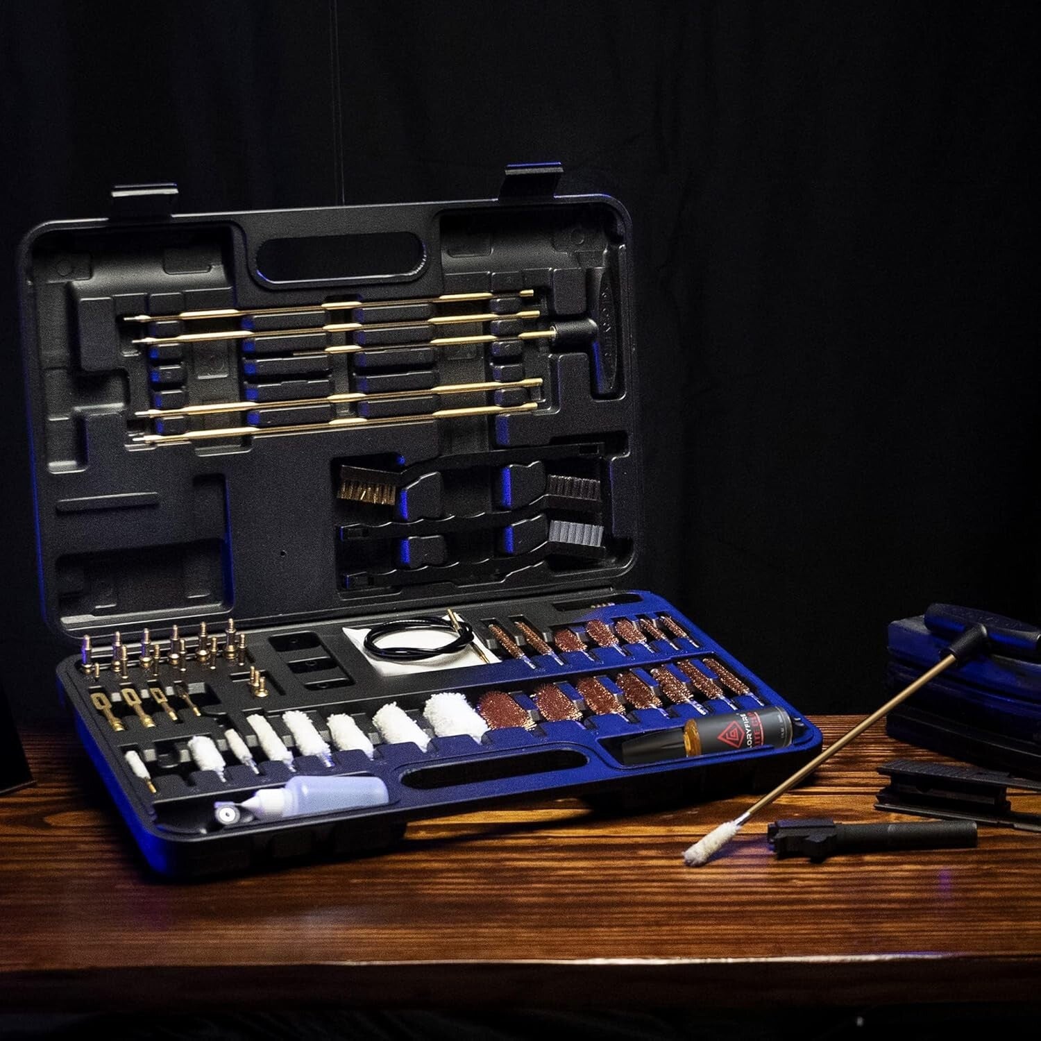 Elite Gun Cleaning Kit: Portable Brass Rods & Essential Accessories for All Guns