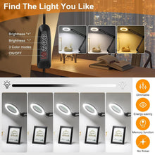 Load image into Gallery viewer, Hands-Free 10X Magnifying Glass with 3 Color Modes and Clamp for Detail Work