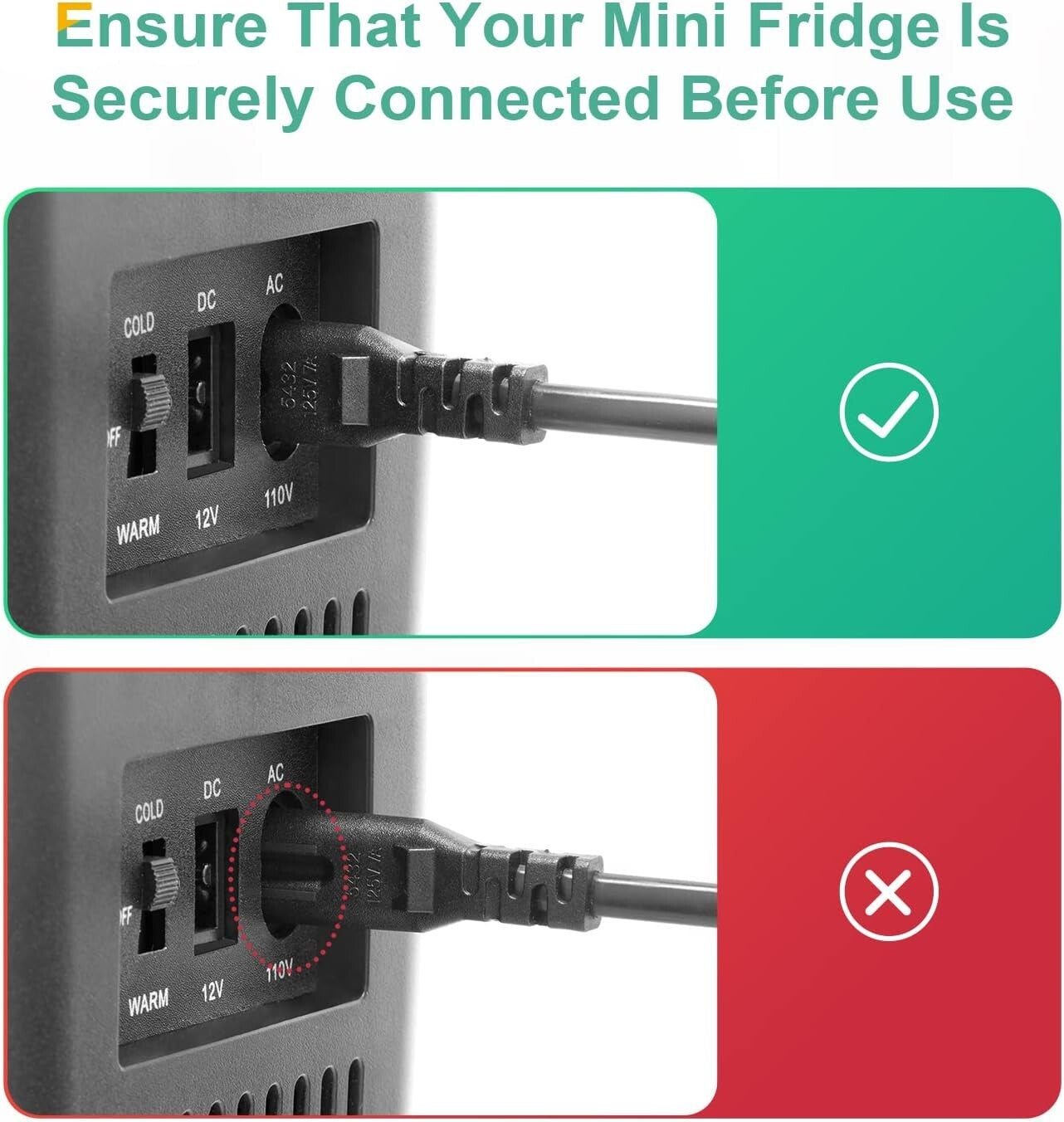 Stylish 4L ETL Certified Mini Fridge - Perfect for Skincare, Office, and Travel