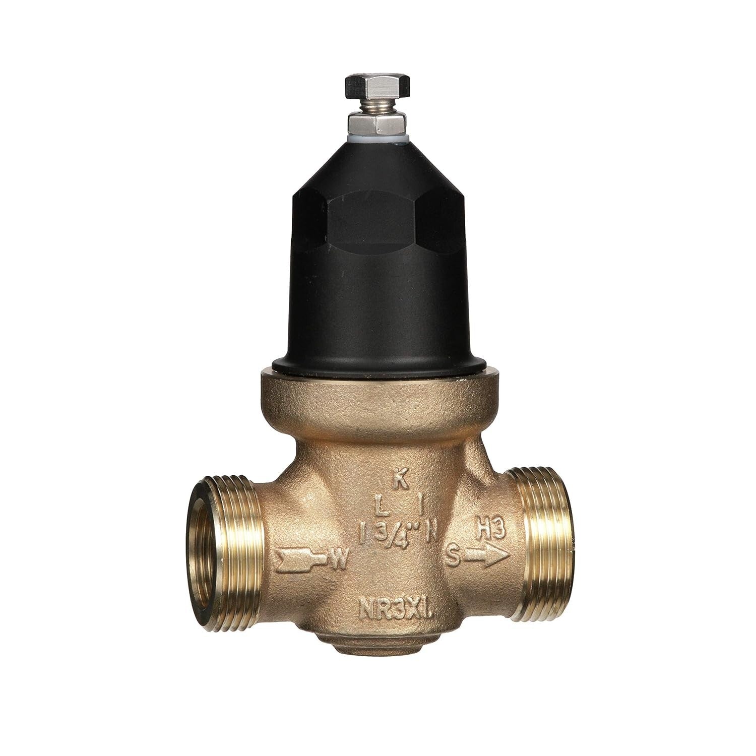 Efficient 3/4" Brass Pressure Reducing Valve with Quick-Access Cartridge Design