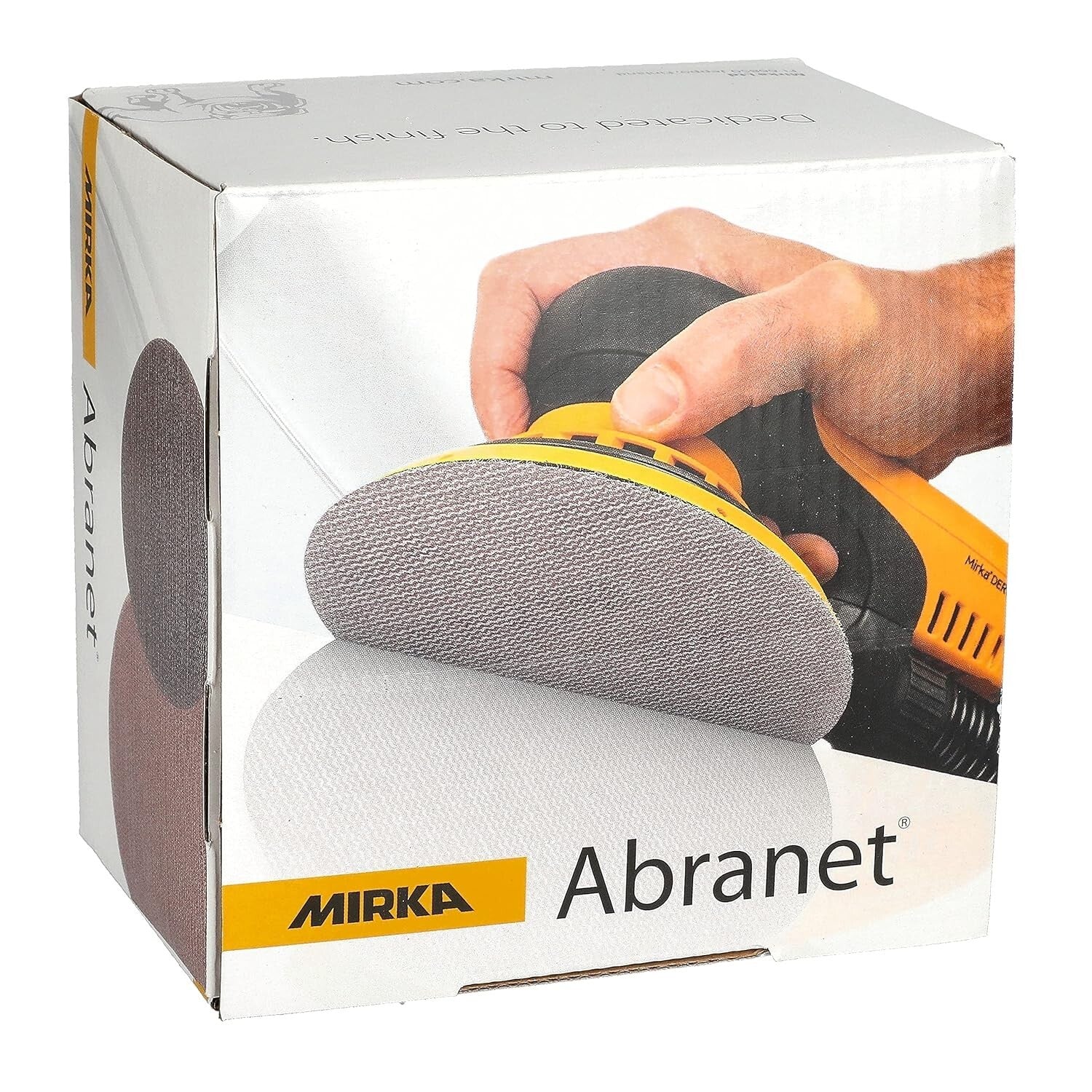 Abranet 5-Inch Grit 600 Sanding Discs - Versatile Hook & Loop Design (50 Discs)