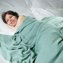 Load image into Gallery viewer, Versatile XXL King Bed Blanket 120”x120” - Soft, Lightweight Cotton for All Ages