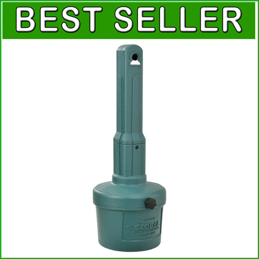 Durable Round Outdoor Cigarette Ashtray - Weather-Resistant & Fire-Safe Design