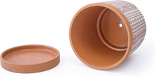 Load image into Gallery viewer, Elegant Terracotta Flower Pots - 2-Piece Set, Indoor Use, with Drainage Holes