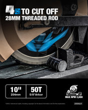 Load image into Gallery viewer, High Density 10-Inch 50 Teeth Circular Saw Blade for Angle Iron &amp; EMT Conduit