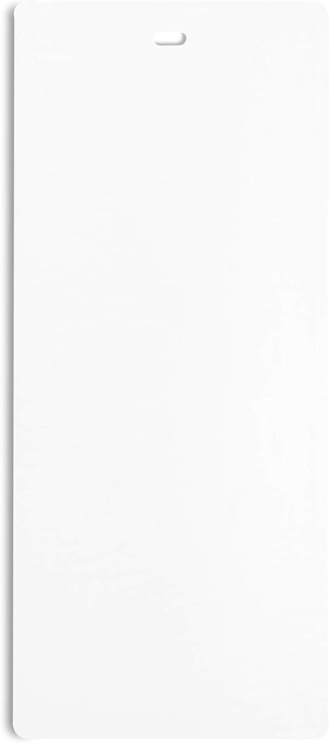 Durable 24-Pack Vinyl Vertical Blind Slats - 82.5" x 3.5" for Large Windows