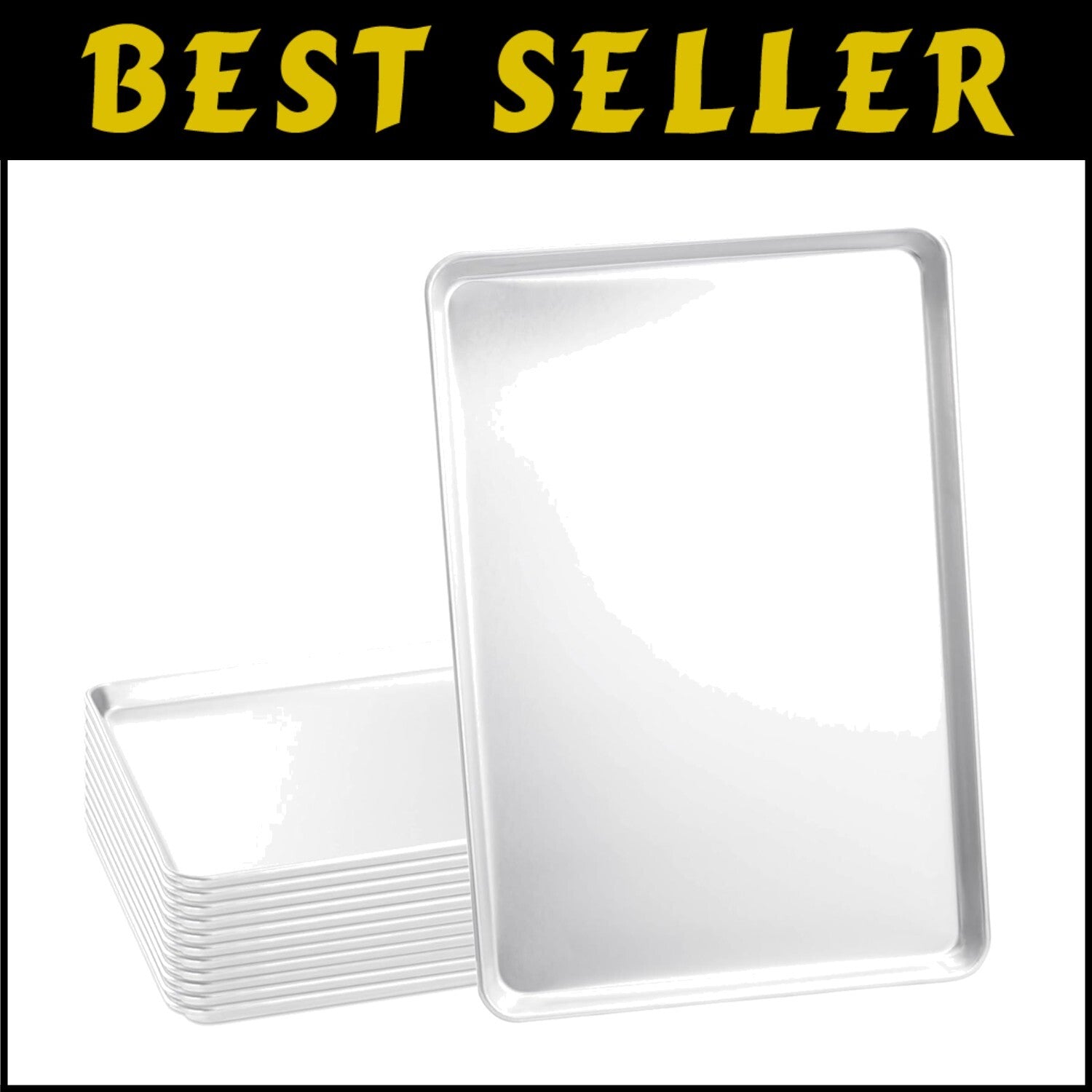 Professional-Grade 12 Pack Aluminum Sheet Pan 18 x 26 - Satisfaction Guaranteed